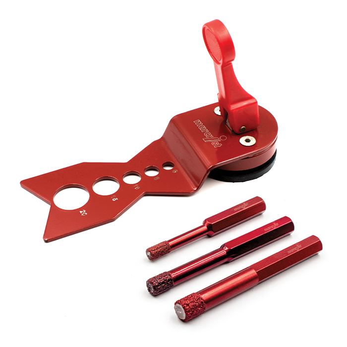 PG750X - Hex Diamond Porcelain Dry Tile Drilling Complete Set