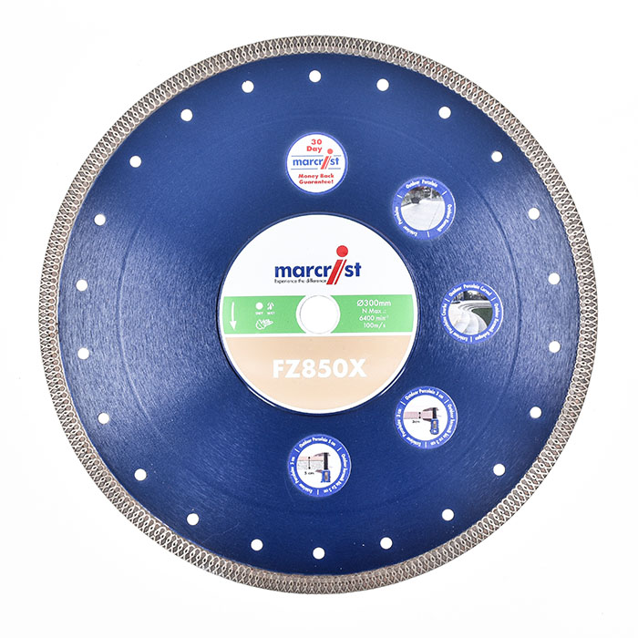 FZ850X Specialist Blade for Outdoor Ceramics and 2 - 3 cm Vitrified Porcelain