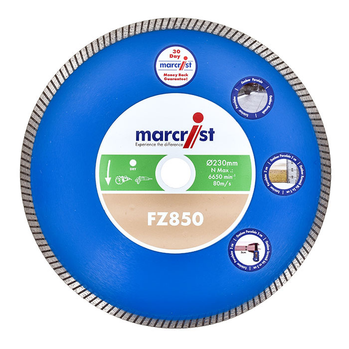 FZ850 Diamond Cutting Blade for vitrified 