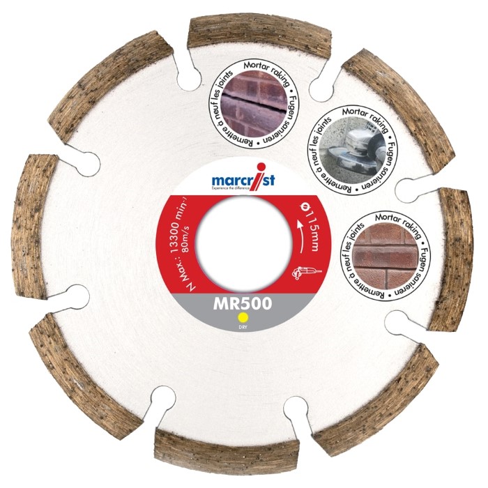 MR500 Diamond Mortar Raking blade