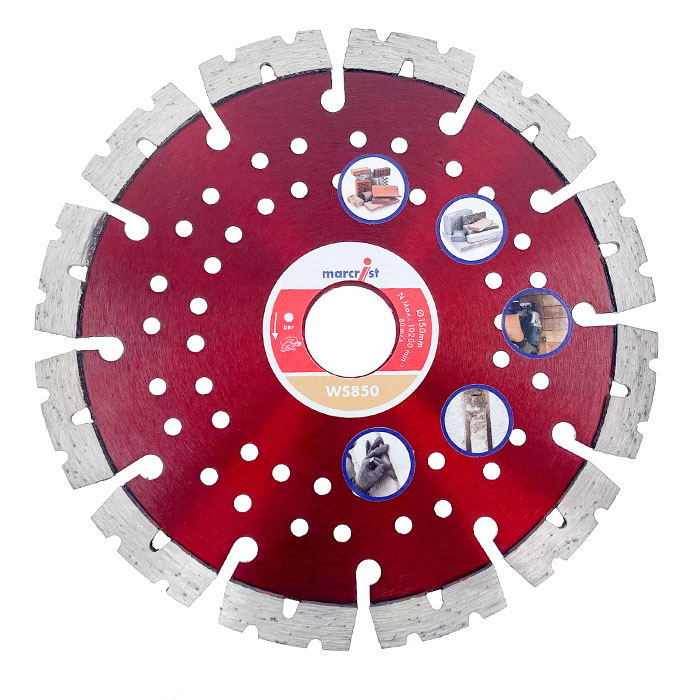 WS850 - Extremely efficient cutting even with hard materials